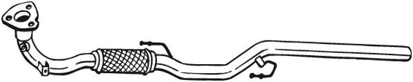 Racord evacuare SKODA FABIA I Combi (6Y5) (2000 - 2007) BOSAL 823-635 piesa NOUA