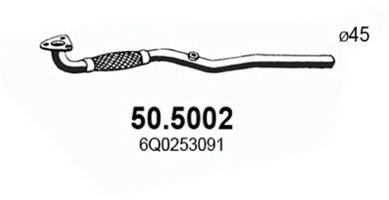 Racord evacuare VW POLO (9N) (2001 - 2012) ASSO 50.5002 piesa NOUA