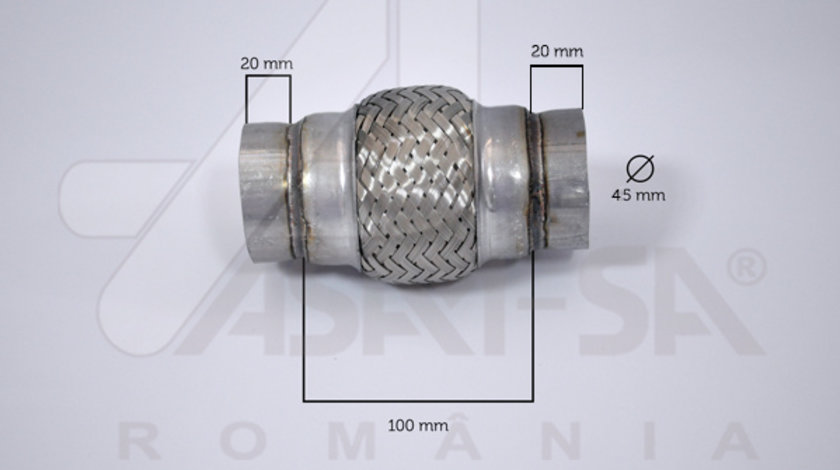 Racord Flexibil Asam 45X100 MM 62065