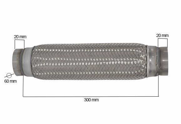 Racord Flexibil Esapament Flank 60X300MM FL 67815