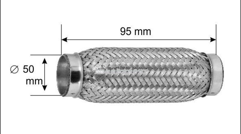 Racord flexibil toba esapament 50 x 95 mm BOSAL 265-315 piesa NOUA