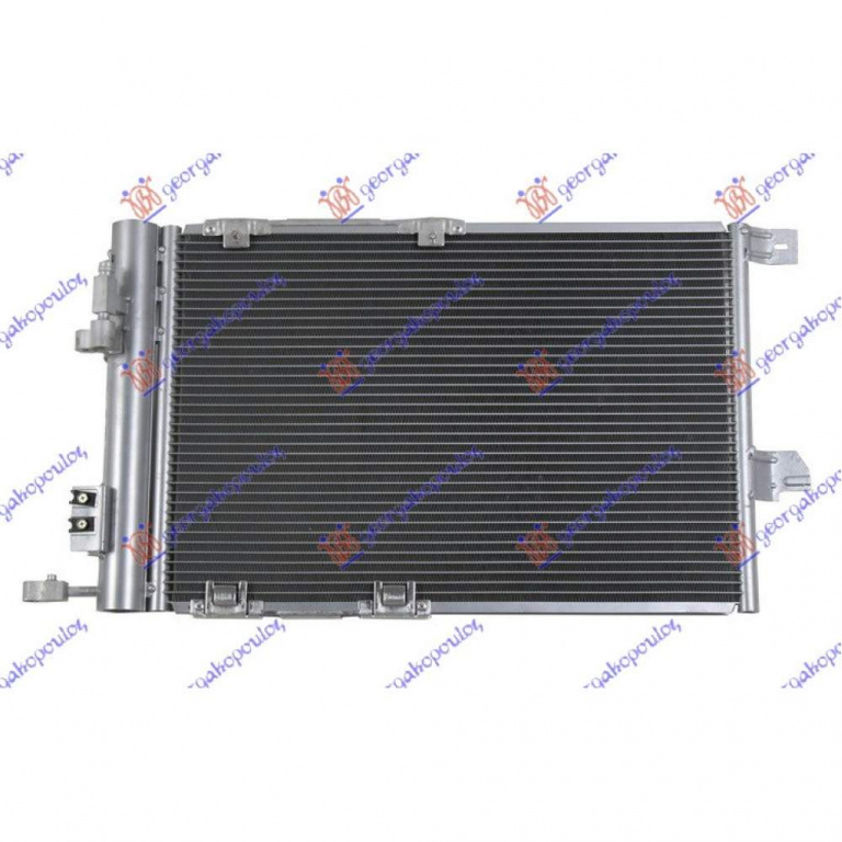 Radiator Ac/ -02 M/A (54x38 2x1 6)(With - Opel Zafira 1999 , 1850055