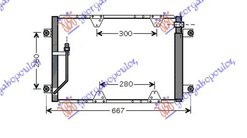 Radiator Ac/ 03-05 (57 5x38x1 6) 2 0tdi - Suzuki Grand Vitara 1999 , 95310-65d21