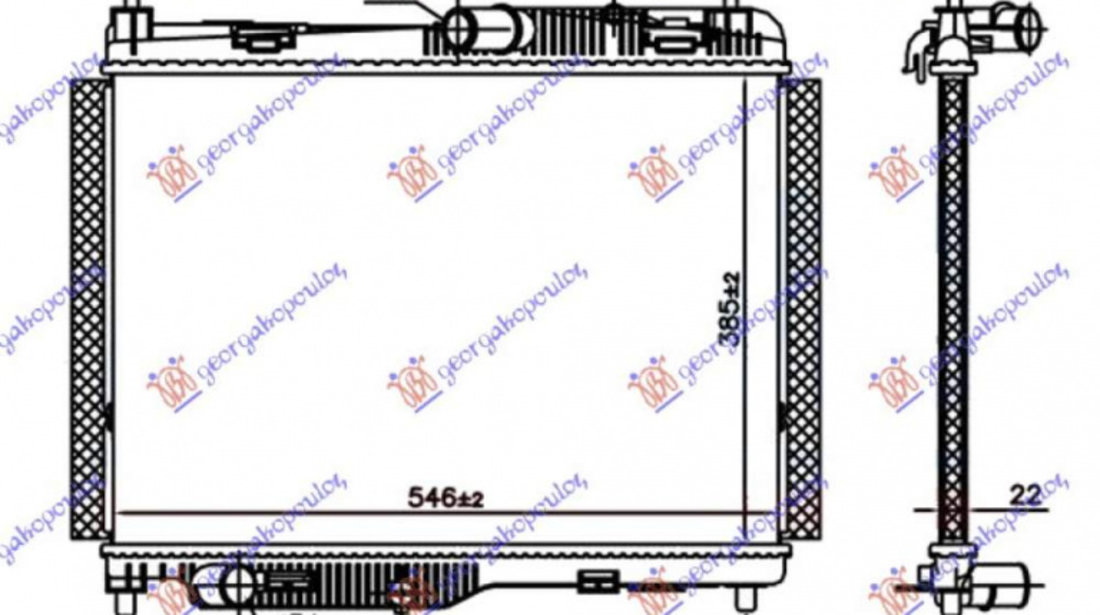 Radiator Ac/ 1 0 Ecoboost Benzina-2 0 Diesel (71 7x46 7) - Ford Transit/Tourneo Custom 2018 , 1778169