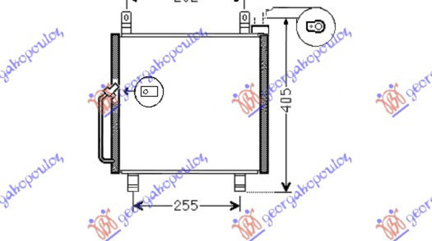 Radiator Ac/ 1 1i16v (33 5x31x1 7) - Suzuki Alto 1999 , 95310-76g20