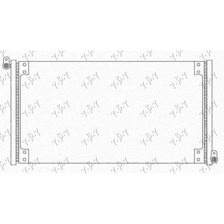 Radiator Ac/ 1 2-1 4-1 616v (55 6x31) 98-01 - Fiat Marea 1996 , 46527737