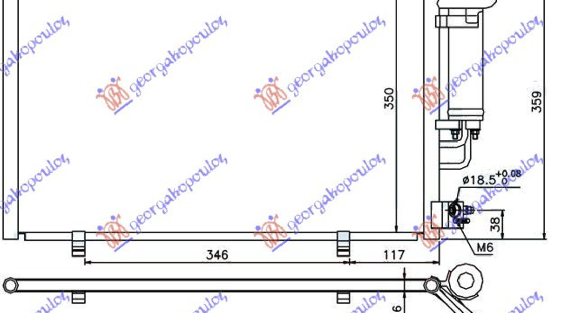 Radiator Ac/ 1 25-1 4-1 6 Efi Benzina - 1 5 Tdci Diesel (520x320x16) - Ford Fiesta 2013 , 1756414