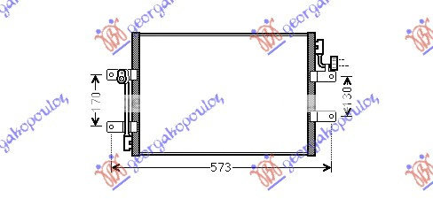 Radiator Ac/ 1 3 Jtd (45x35x16) 03- - Fiat Palio 1999 , 51722816
