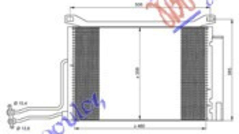 Radiator Ac/ 1 4 T D (48x36x1 6) - Mini Cooper/One (R50/R53)2002 2003 , 64536918597