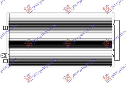 Radiator Ac/ 1 4iturbo-1 3-1 6-2 0mjtd/Crd(65 8x35 7) - Fiat 500 X 2015 , 51938531