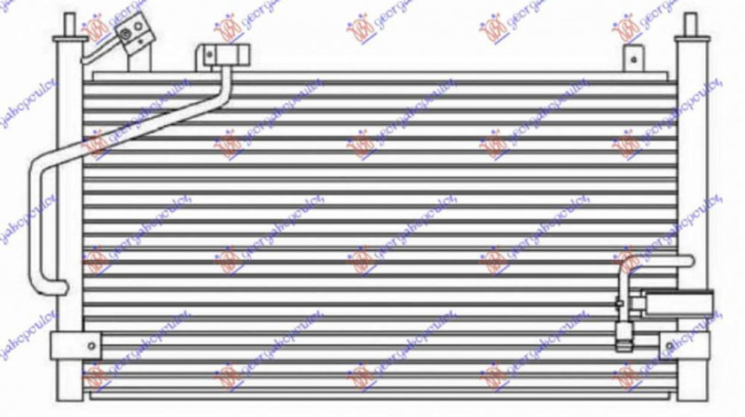 Radiator Ac/ 1 5-1 8i16v (58x30 8) - Mazda 323 H/B 1997 , B01b-61-480