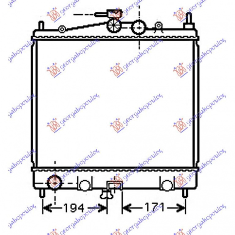 Radiator Ac/ 1 5 Dci (51x38) - Renault Clio 2009 , 8200688392