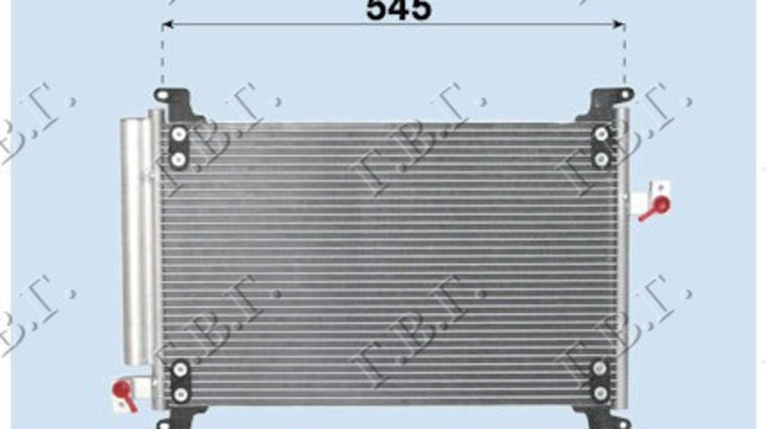 Radiator Ac/ 1 6 16v (53 5x34x1 6) - Fiat Multipla 2004 , 51751384