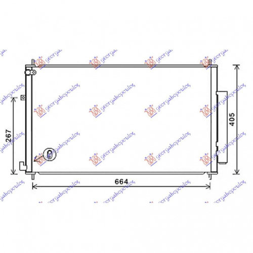 Radiator Ac/ 1 6-2 2 I-Dtec Diesel (665x390x16) - Honda Cr-V 2013 , 80110t1gg01