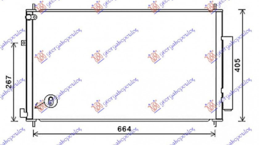 Radiator Ac/ 1 6-2 2 I-Dtec Diesel (665x390x16) - Honda Cr-V 2013 , 80110t1gg01