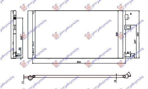 Radiator Ac/ 1 6i 16v (Engine: H4m) Benzina (650x350) - Renault Fluence 2010 , 921000006r