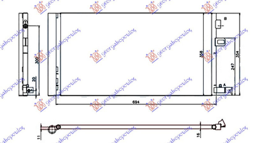 Radiator Ac/ 1 6i 16v (Engine: H4m) Benzina (650x350) - Renault Fluence 2010 , 921000006r