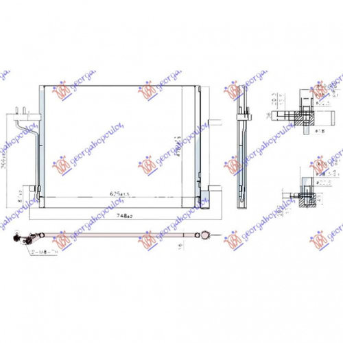 Radiator Ac/ 1 6i 16v Turbo-2 0 Tdci - Ford Transit/Tourneo Connect 2013 , 1785765