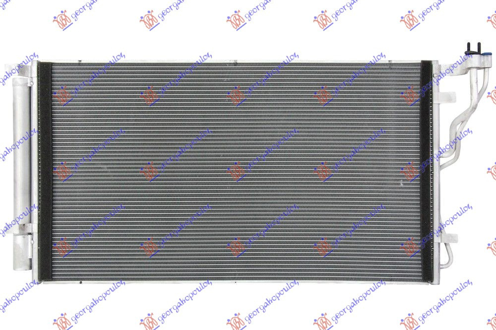 Radiator Ac/ 1 7 Crdi (53 8x38 3x1 6) - Hyundai I40 2011 , 97606-3z000