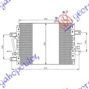 Radiator Ac/ 1 7 Td/1 9 D (48x35x25) - Fiat Palio 1999 , 46481290