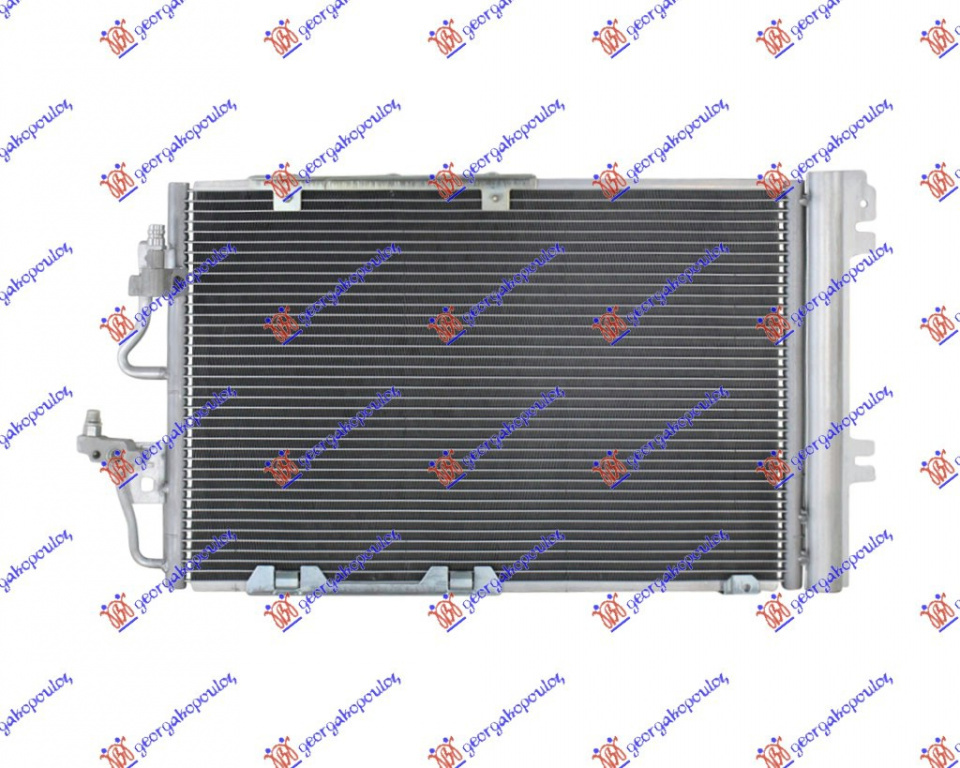 Radiator Ac/ 1 8-2 2i 16v (55 5x38 2x1 2) - Opel Astra H 2004 , 1850097