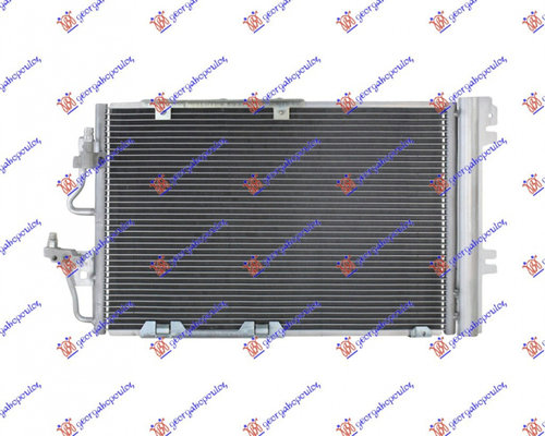 Radiator Ac/ 1 8-2 2i 16v (55 5x38 2x1 2) - Opel Astra H 2004 , 1850097