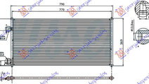 Radiator Ac/ 1 8i16v-1 8tdci (74 7x36) - Ford Tran...