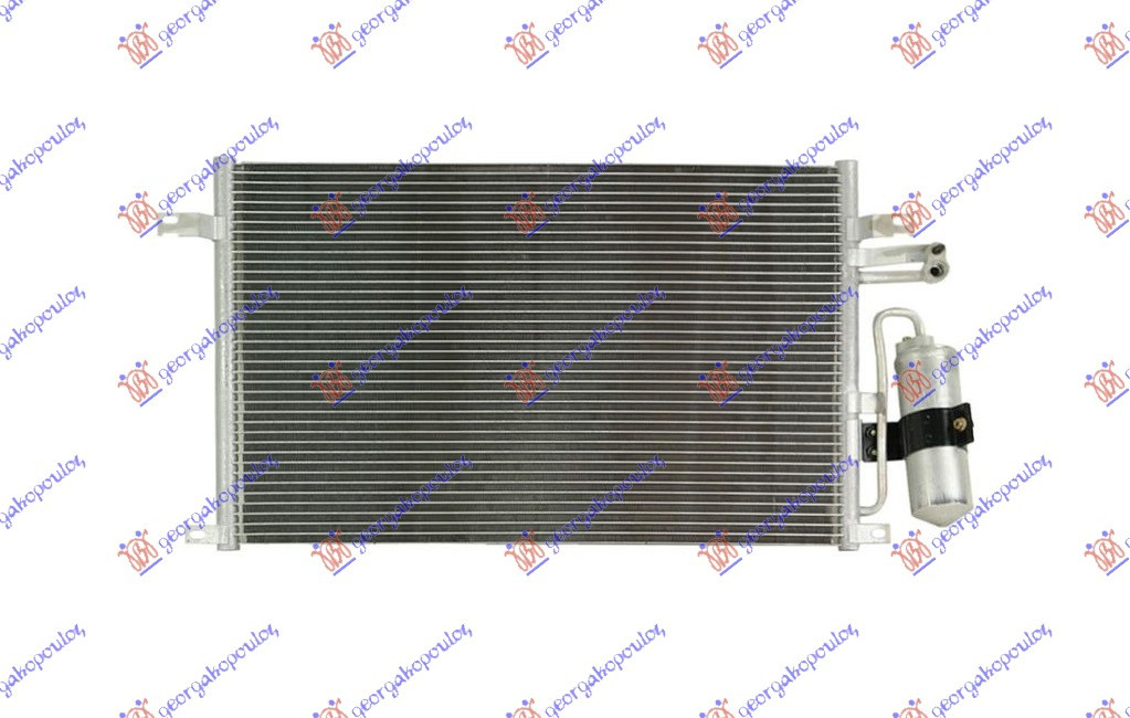 Radiator Ac/ 2 0-2 5i 24v (63x38 5x1 8) - Chevrolet Epica 2007 , 96471946