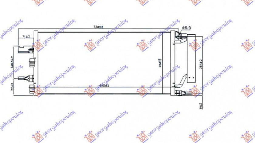 Radiator Ac/ 2 0 (225ix) Benzina (64 8x28 4x1 6) (228ps) - Bmw X1 (F48) 2015 , 64509271206