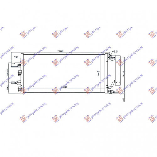 Radiator Ac/ 2 0 Turbo S Jcw Benzina (64 8x28 4x1 6) (228ps) - Mini Cooper/One (F55/F56) 2014 , 6450...