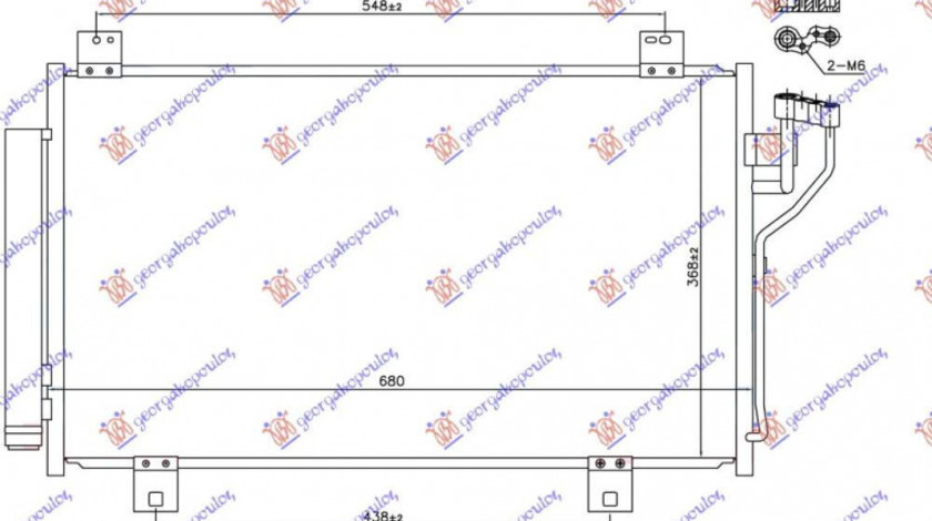 Radiator Ac/ 2 2 D Diesel (640x370x16) - Mazda 6 2018 , Ght661480