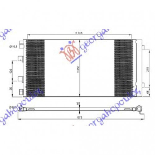 Radiator Ac/ 2 3 Cdti (79 5x35 5) - Renault Master/Mascott 2015 , 4419449