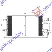 Radiator Ac/ 2 5 Cdti (69x39) - Opel Vivaro 2006 , 8200465489