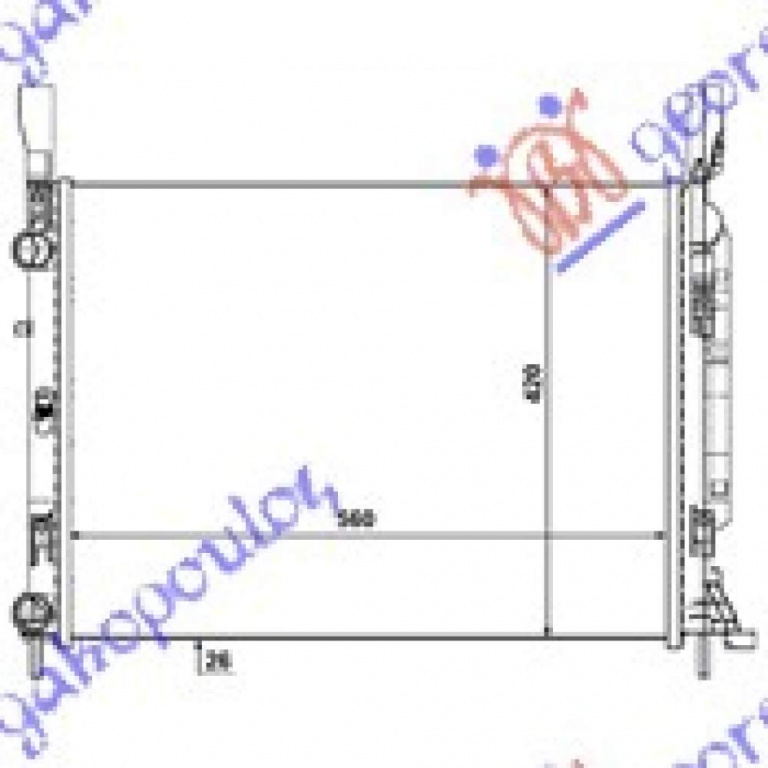 Radiator Ac/ 2 5 Dci (69x39) - Renault Trafic 2006 , 8200465489