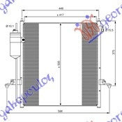 Radiator Ac/ 2 5 Turbo Diesel (43x42) - Mitsubishi P/U L200 2006 , Mn123642