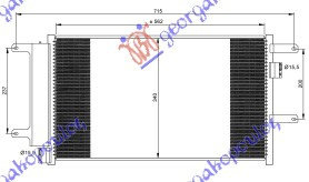 Radiator Ac/ 3 0 T D (57x33 8x16) 03- - Iveco Daily 2000 , 504084147