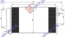 Radiator Ac/ 3 0 T D (57x33 8x16) 03- - Iveco Dail...