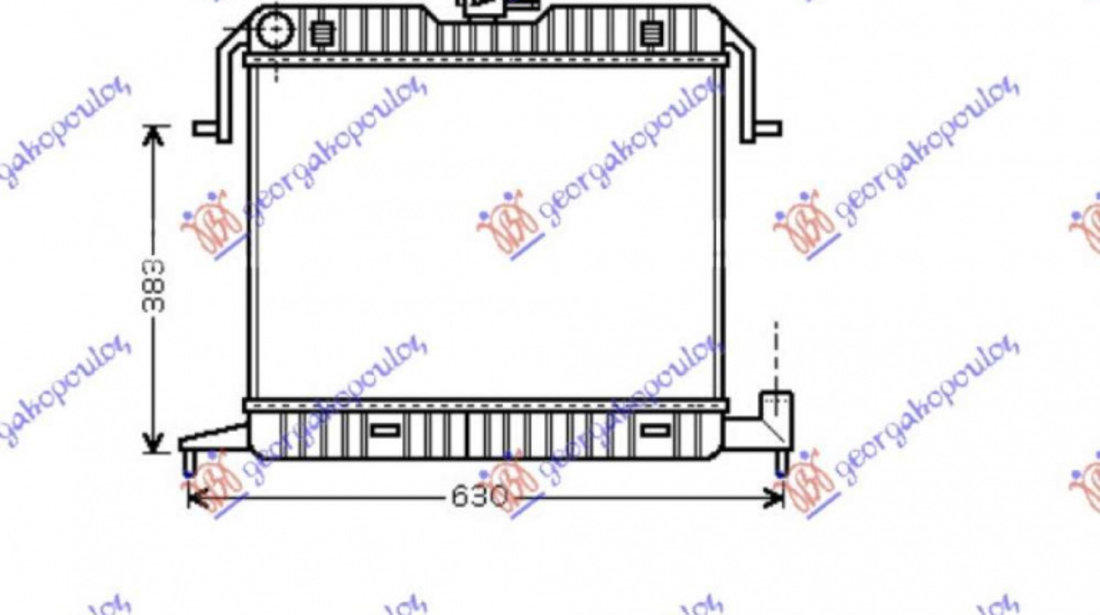 Radiator Ac/ (52x35x1 6) - Opel Astra F 1995 , 1618012