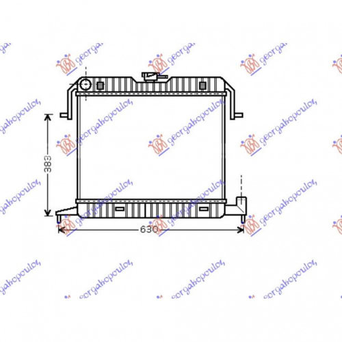 Radiator Ac/ (52x35x1 6) - Opel Astra F 1995 , 1618012