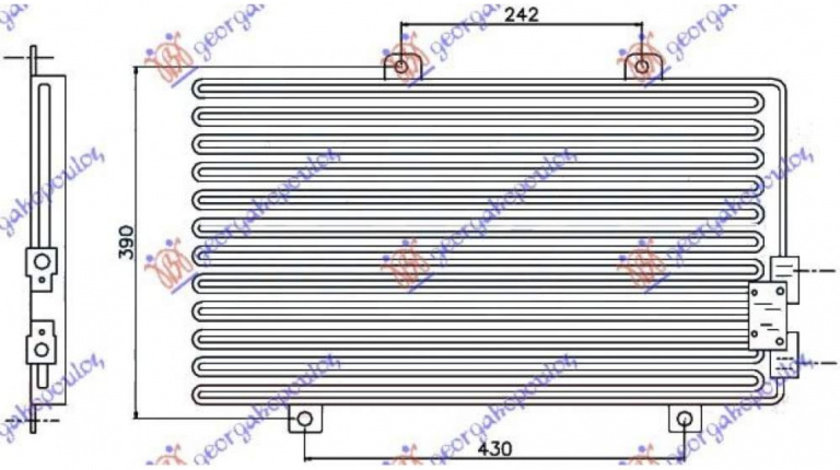 Radiator Ac/ 95- Ts(54 5x34 5) - Alfa Romeo 145 1999 , 60610662