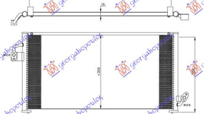 Radiator Ac/ 97-99 Model) (73 5x34 7x16) - Subaru Forester 1998 , 73210fc030