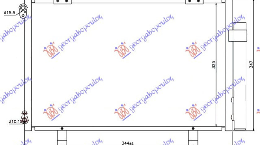 Radiator Ac/ Benzina-Diesel (500x335x16) - Suzuki Swift H/B 2006 , 95310-63j00