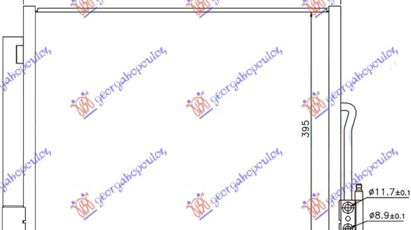 Radiator Ac/ Benzina-Diesel (50x41) - Opel Meriva 2010 , 13331005