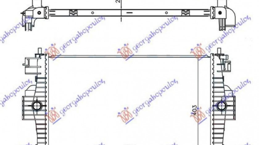 Radiator Ac/ Benzina-Diesel (510x340x16) - Peugeot Boxer 1994 , 1312857080