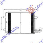 Radiator Ac/ Benzina-Diesel (540x450x16) - Vw Caddy 2004 , 1t0820411e