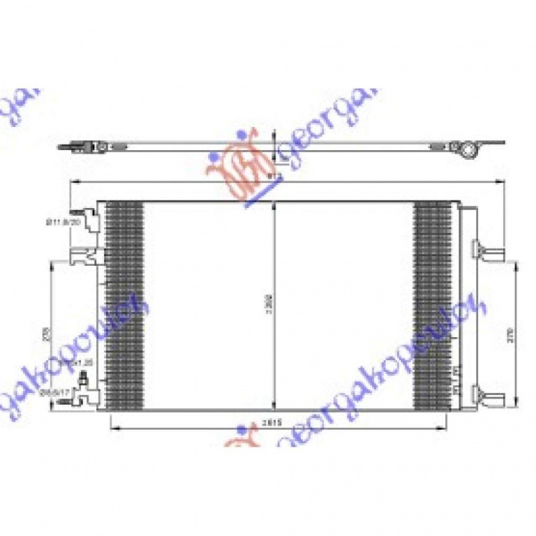 Radiator Ac/ Benzina-Diesel(625x380x16) - Chevrolet Cruze 2009 , 1850135