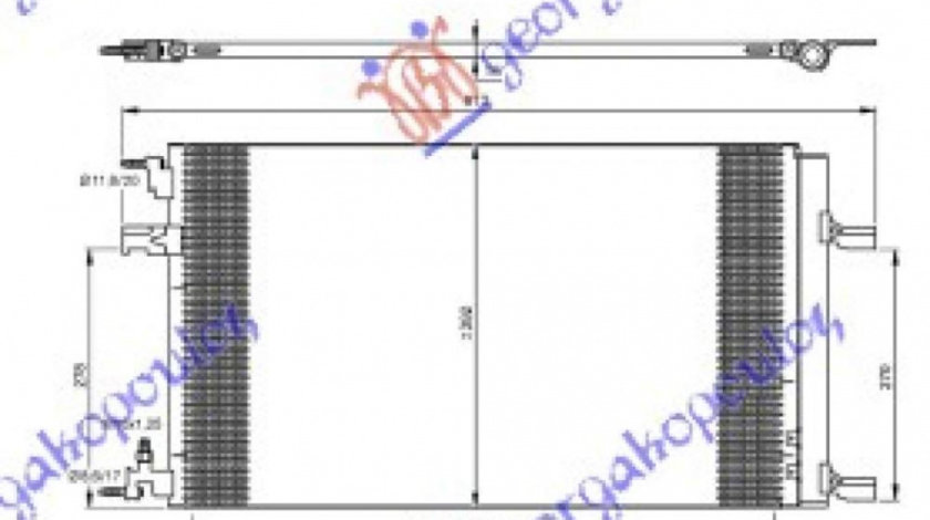 Radiator Ac/ Benzina-Diesel(625x380x16) - Chevrolet Cruze 2013 , 1850135