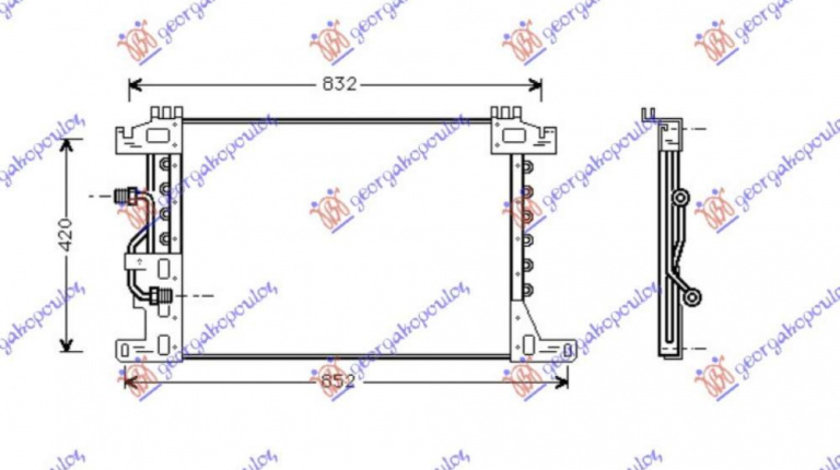 Radiator Ac/ Benzina-Diesel (640x385x12) - Mercedes Sprinter Vs30 (W907) 2018 , 4478350070