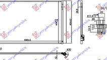 Radiator Ac/ Benzina-Diesel (640x385x12) - Mercede...