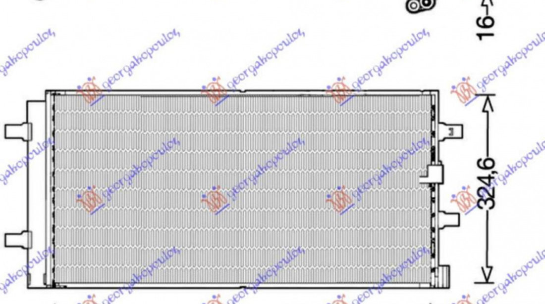 Radiator Ac/ Benzina-Diesel (650x325x16) - Audi A4 2011 , 8t0260403d